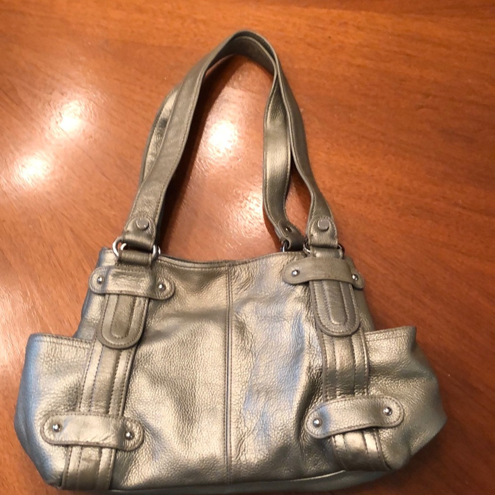 Leather Tignanello shoulder purse